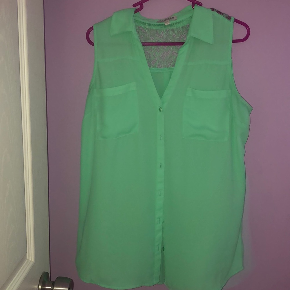 Bright Green Neon Top